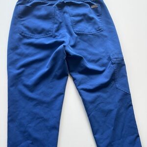 Figs Blue Track Pants Comfortable Joggers